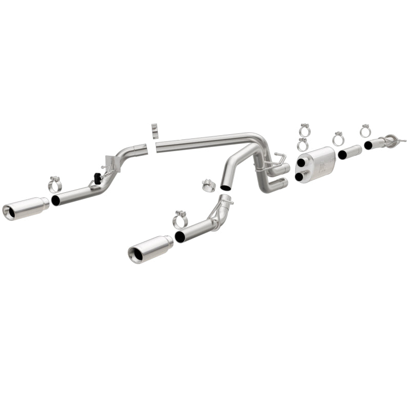 MagnaFlow Stainless Cat-Back Exhaust 2015 Chevy Colorado/GMC Canyon Dual Split Rear Exit 3.5in - Blais Performance Parts