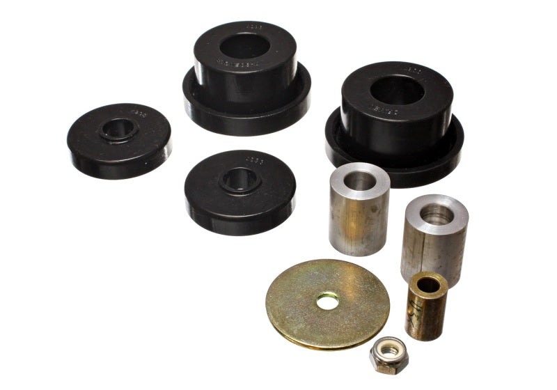 Energy Suspension 08-10 Chrysler Challenger/07-10 Charger RWD Black Rear Diff Mount Bushing Set - Blais Performance Parts