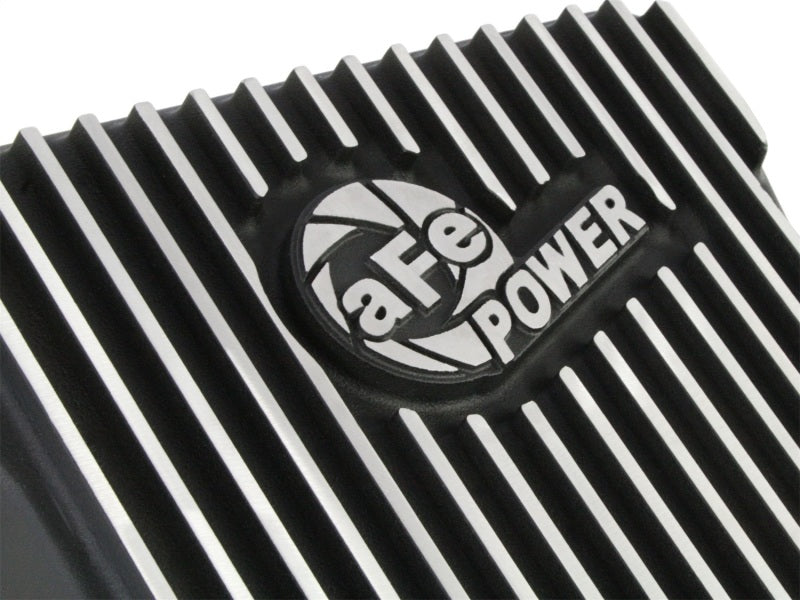 aFe Power Cover Trans Pan Machined Trans Pan GM Diesel Trucks 01-12 V8-6.6L Machined - Blais Performance Parts