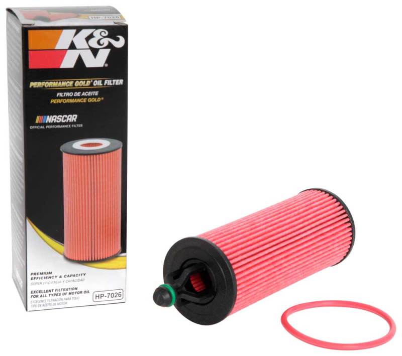 K&N Performance Oil Filter for 14-17 Dodge Durango 3.6L / 14-17 Jeep Grand Cherokee 3.6L - Blais Performance Parts