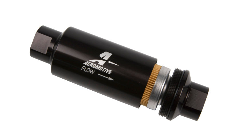 Aeromotive In-Line Filter - AN-10 - Black - 10 Micron - Blais Performance Parts