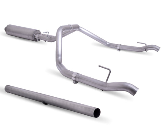 Gibson 19-22 GMC Sierra 1500 Denali 5.3L 3in/2.5in Cat-Back Dual Split Exhaust - Stainless - Blais Performance Parts