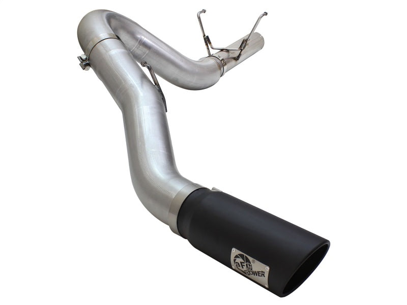 aFe MACHForce XP Exhaust Large Bore 5in DPF-Back Alu. 13-15 Dodge Trucks L6-6.7L (td) *Black Tip - Blais Performance Parts