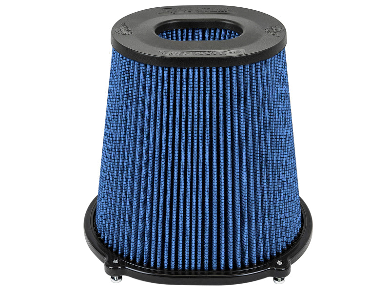 aFe Quantum Pro-5 R Air Filter Inverted Top - 5in Flange x 9in Height - Oiled P5R - Blais Performance Parts