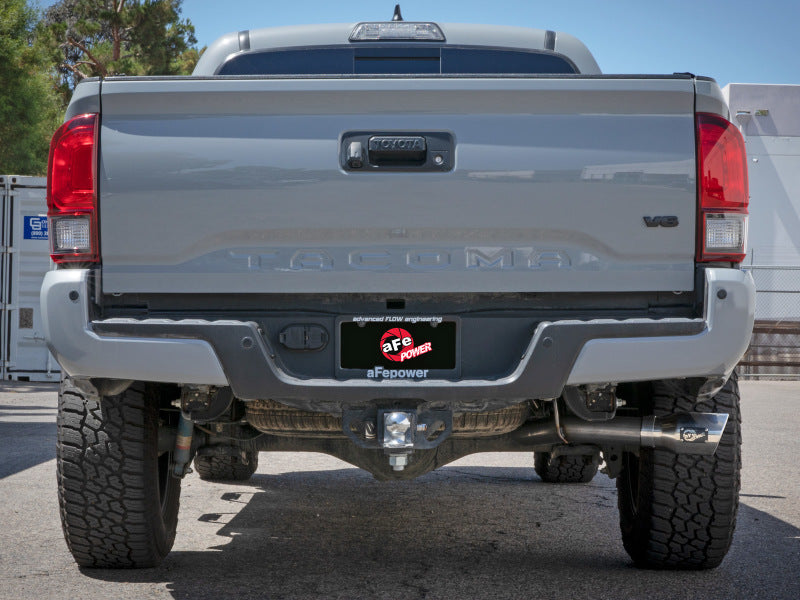 aFe 16-22 Toyota Tacoma Apollo GT Series 2.5in. - 3in. 409 SS Cat-Back Exhaust w/ Polished Tip - Blais Performance Parts