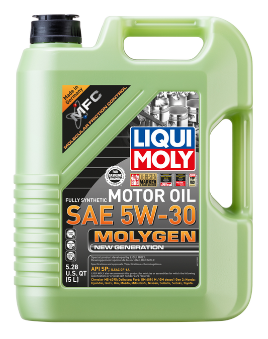 LIQUI MOLY 5L Molygen New Generation Motor Oil SAE 5W30 - Blais Performance Parts