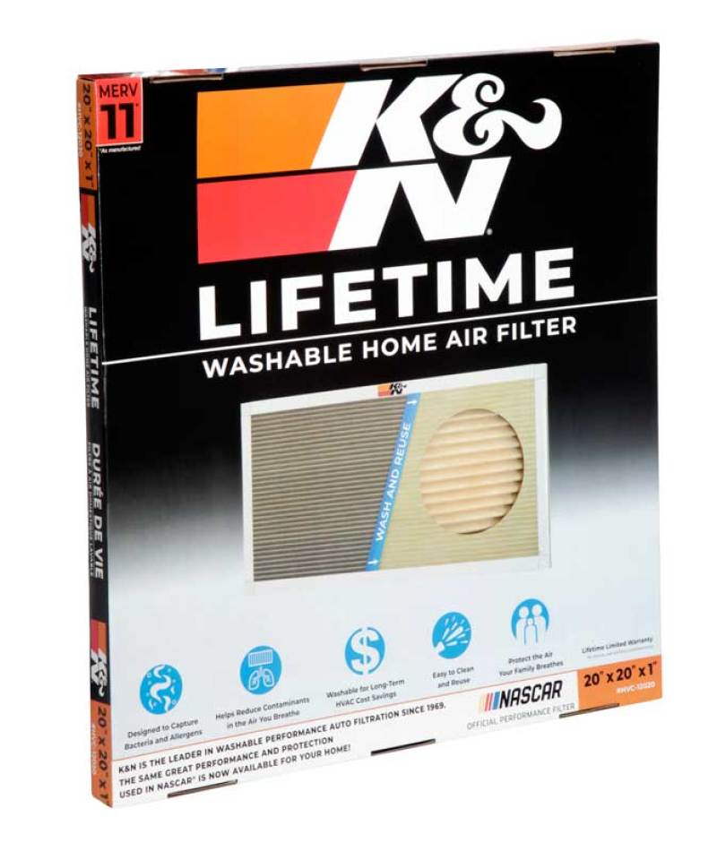 K&N HVAC Filter - 20 x 20 x 1 - Blais Performance Parts