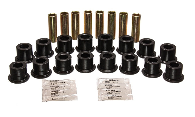 Energy Suspension 94-06 Hummer H1 Black Front & Rear End Control Arm Bushing Set - Blais Performance Parts