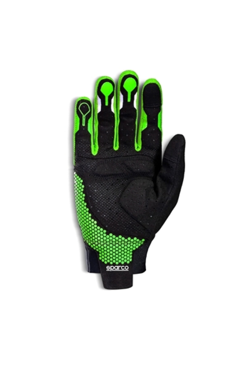 Sparco Gloves Hypergrip+ 10 Black/Green - Blais Performance Parts