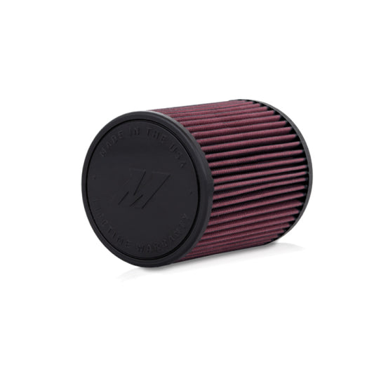 Mishimoto Universal fit, Performance Air Filter, 2.75In Inlet, 6In filter length Red - Blais Performance Parts