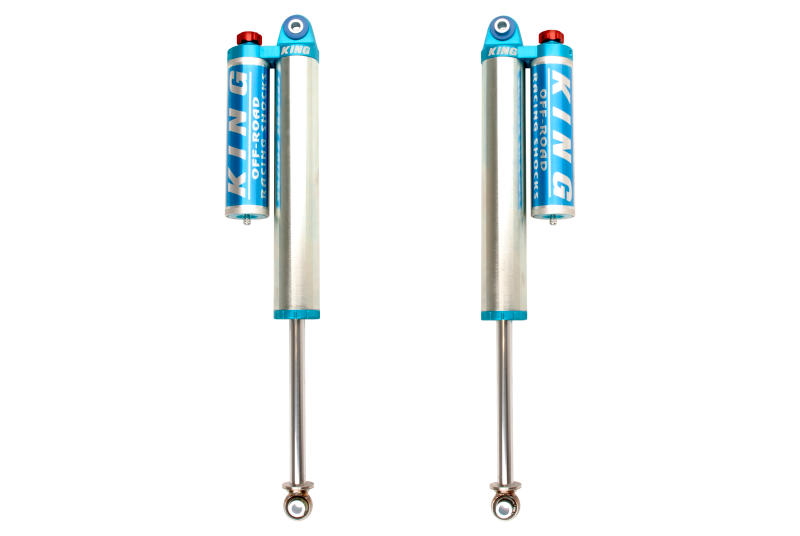 King Shocks 2011+ Chevrolet Silverado 2500/3500/HD Rear 2.5 Dia Piggyback Res Shock w/Adj (Pair) - Blais Performance Parts