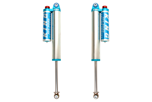 King Shocks 2011+ Chevrolet Silverado 2500/3500/HD Rear 2.5 Dia Piggyback Res Shock w/Adj (Pair) - Blais Performance Parts