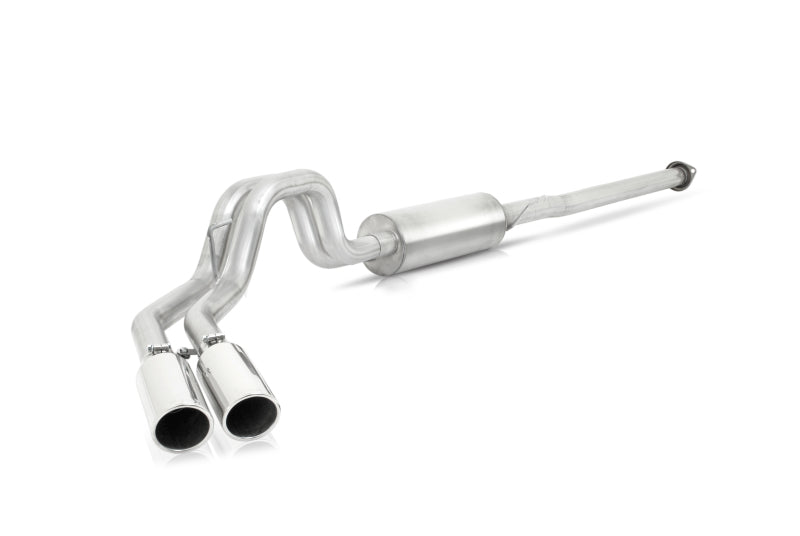 Gibson 15-19 Ford F-150 King Ranch 5.0L 3in/2.5in Cat-Back Dual Sport Exhaust - Stainless - Blais Performance Parts