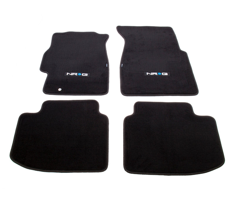 NRG Floor Mats - 96-00 Honda Civic 2DR &3DR (NRG Logo) - 4pc. - Blais Performance Parts