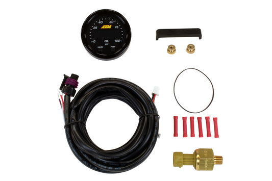 AEM X-Series Pressure 0-100psi Gauge Kit - Blais Performance Parts