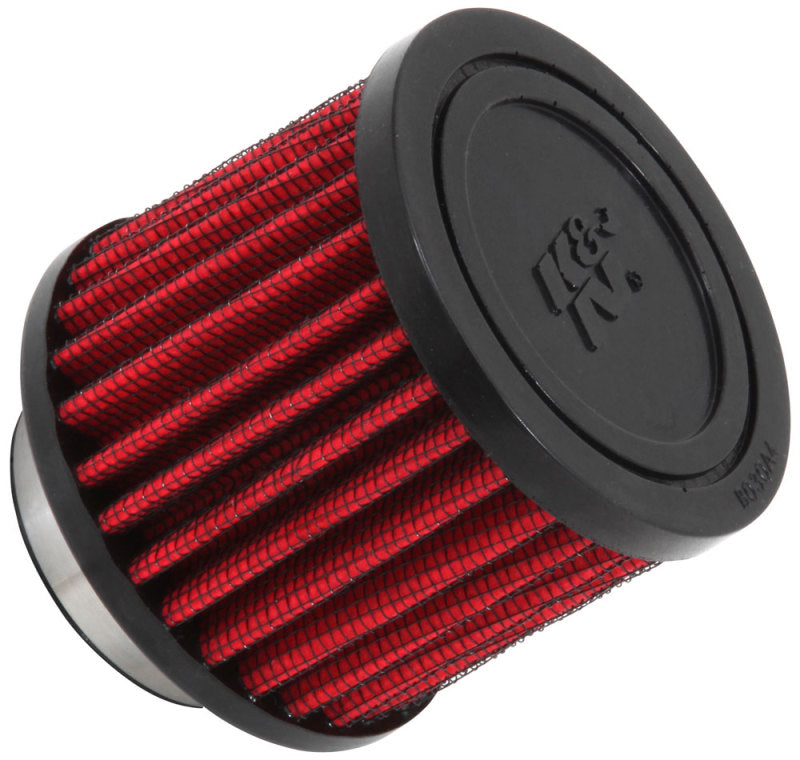 K&N 1.5in Flange ID x 3in OD x 2.5in H Rubber Base Crankcase Vent Filter - Blais Performance Parts