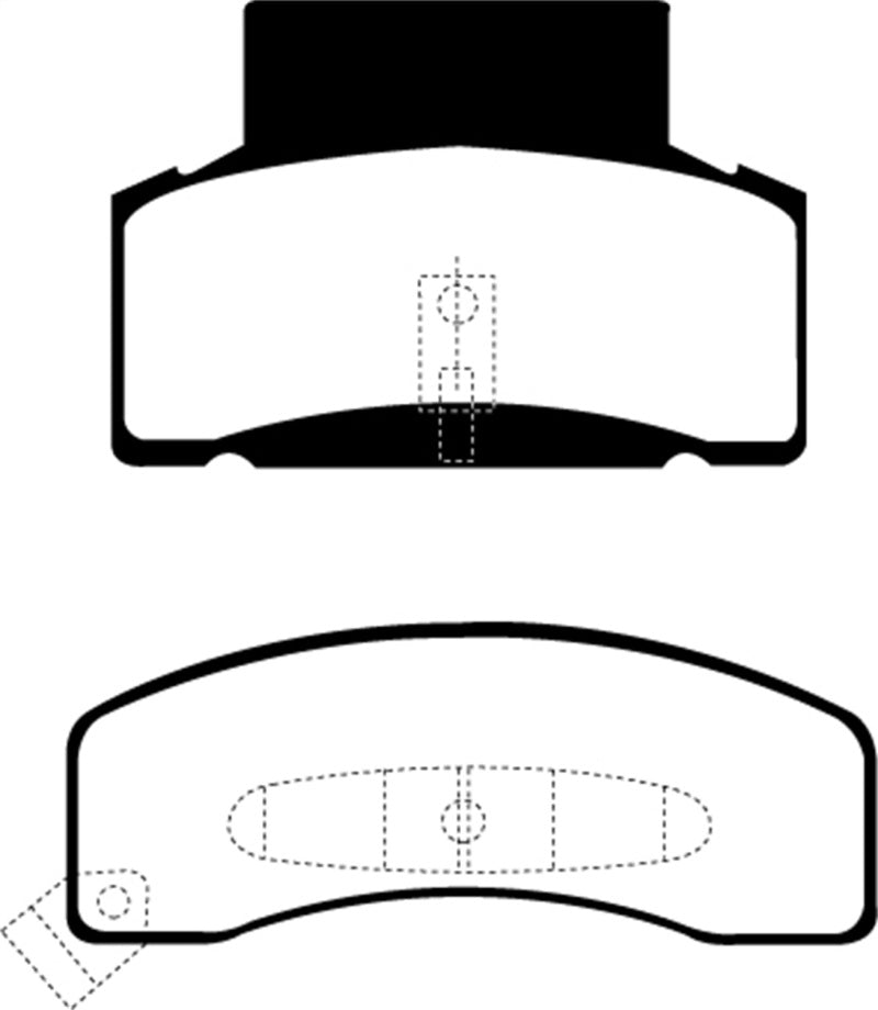 EBC 92-99 Chevrolet C30 DRW Yellowstuff Front Brake Pads - Blais Performance Parts