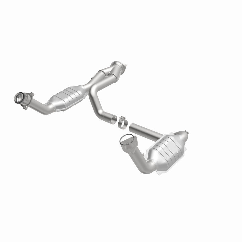 MagnaFlow Conv DF 02-06 Cadillac Escalade / 02-06 Chevy Avalanche 5.3L Dual Conv Y-Pipe Assembly 2WD - Blais Performance Parts