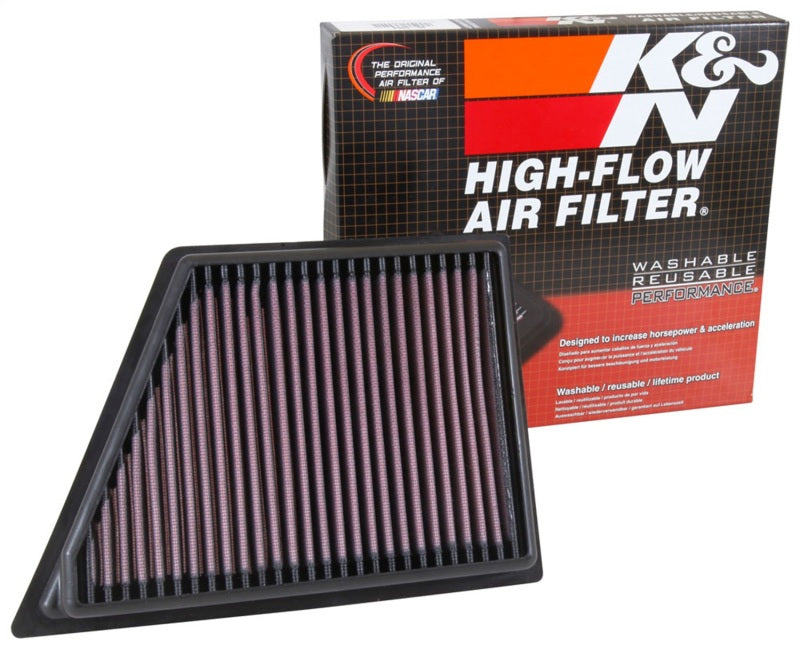 K&N 2016 Cadillac CT6 V6 3.0L F/I (Right) Drop In Air Filter - Blais Performance Parts