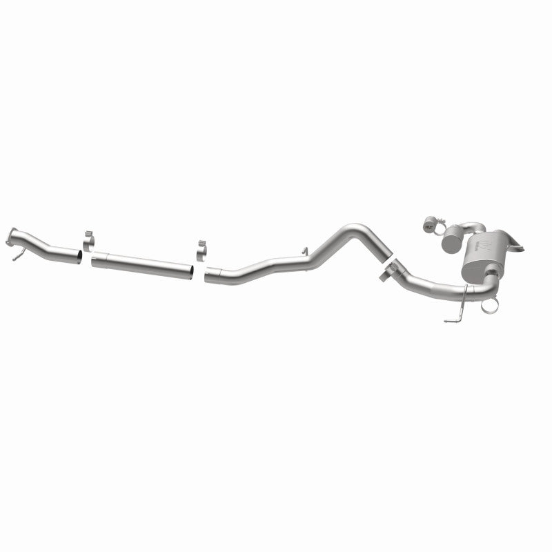 MagnaFlow 2021 Ford Bronco Overland Series Cat-Back Exhaust w/ Single Straight Driver Exit- No Tip - Blais Performance Parts