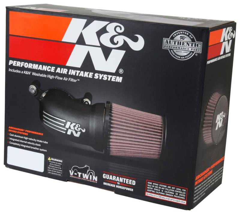 K&N 01-17 Harley Davidson Softail / Dyna FI Performance Air Intake System - Blais Performance Parts