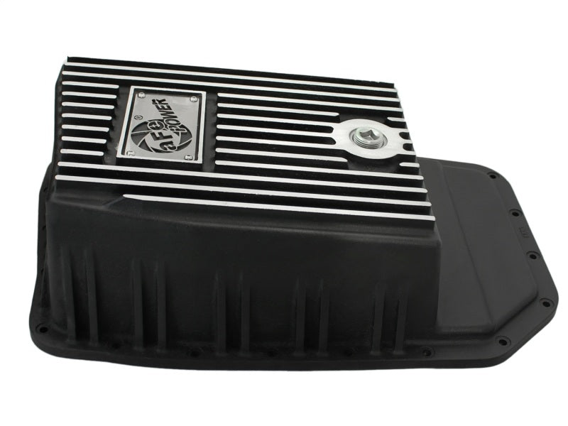 aFe Power Transmission Pan Black Machined 09-14 Ford 6R80 F-150 Trucks - Blais Performance Parts