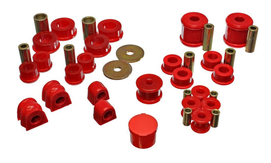 Energy Suspension 02-06 Subaru Impreza/WRX Red Hyper-Flex Master Bushing Set - Blais Performance Parts