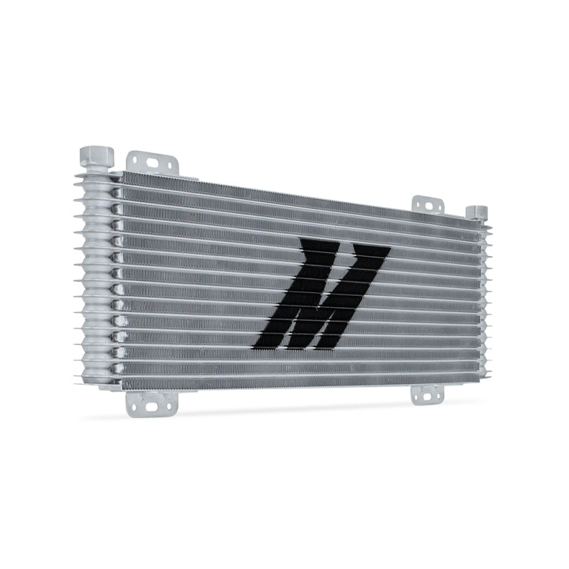 Mishimoto 13-Row Stacked Plate Transmission Cooler - Silver - Blais Performance Parts