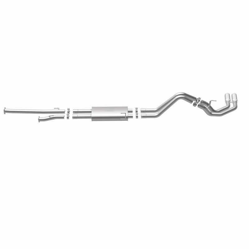 MagnaFlow 14 Toyota Tundra V8 4.6L/5.7L Stainless C/b Exhaust Dual same side pass. rear tire - Blais Performance Parts