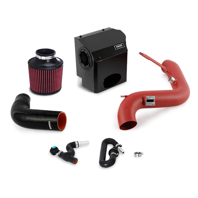 Mishimoto 2016 Ford Fiesta ST 1.6L Performance Air Intake Kit - Wrinkle Red - Blais Performance Parts