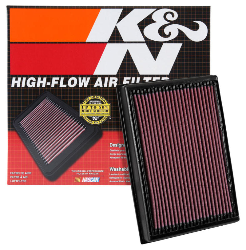 K&N 2016 Nissan Titan XD V8-5.0L Replacement Drop In Air Filter - Blais Performance Parts