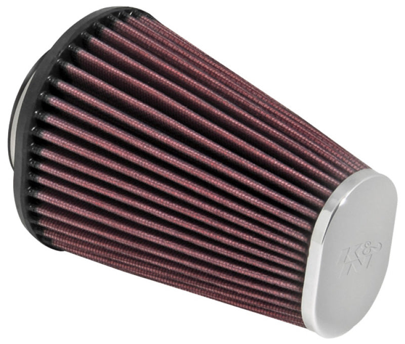 K&N Universal Clamp-On Air Filter 2-7/16in Flange 4-1/2x3-3/4in Base 3x2in Top 6in Height - Blais Performance Parts