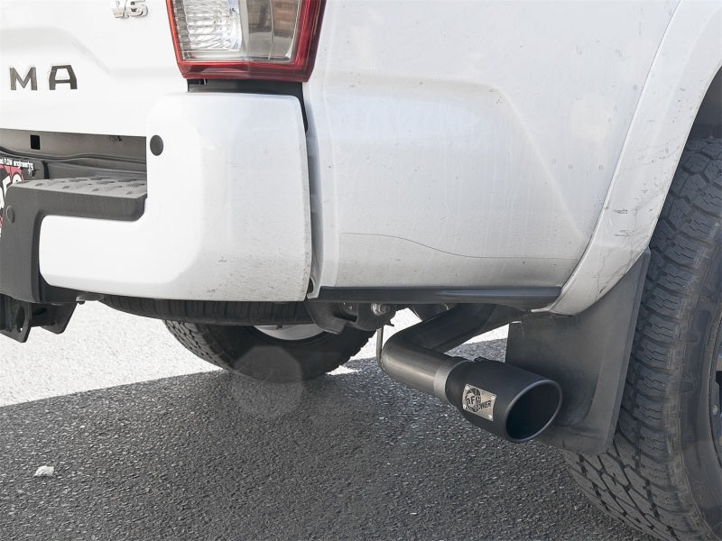 aFe MACH Force-Xp 2-1/2in 304 SS Cat-Back Exhaust w/Black Tips 2016+ Toyota Tacoma L4-2.7L / V6-3.5L - Blais Performance Parts