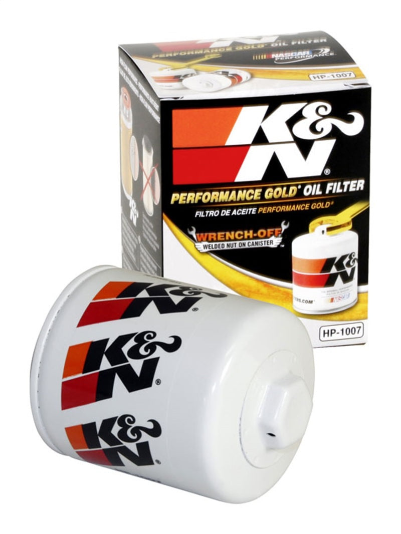 K&N Buick / Chevrolet / Oldsmobile Performance Gold Oil Filter - Blais Performance Parts