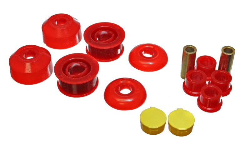 Energy Suspension 05-07 Scion tC / 03-06 Toyota Corolla/Matrix Red Front Control Arm Bushing Set - Blais Performance Parts