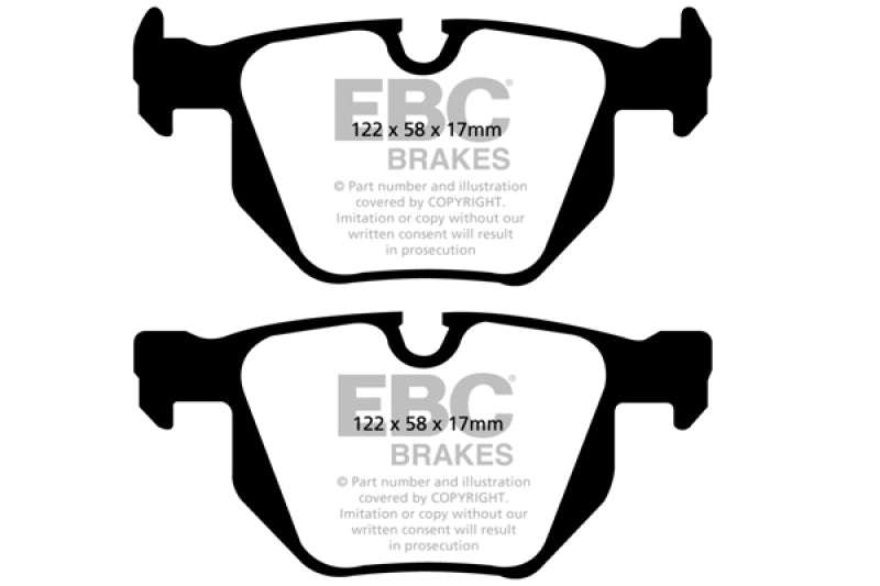 EBC 13+ BMW X1 3.0 Turbo (35i) Redstuff Rear Brake Pads - Blais Performance Parts