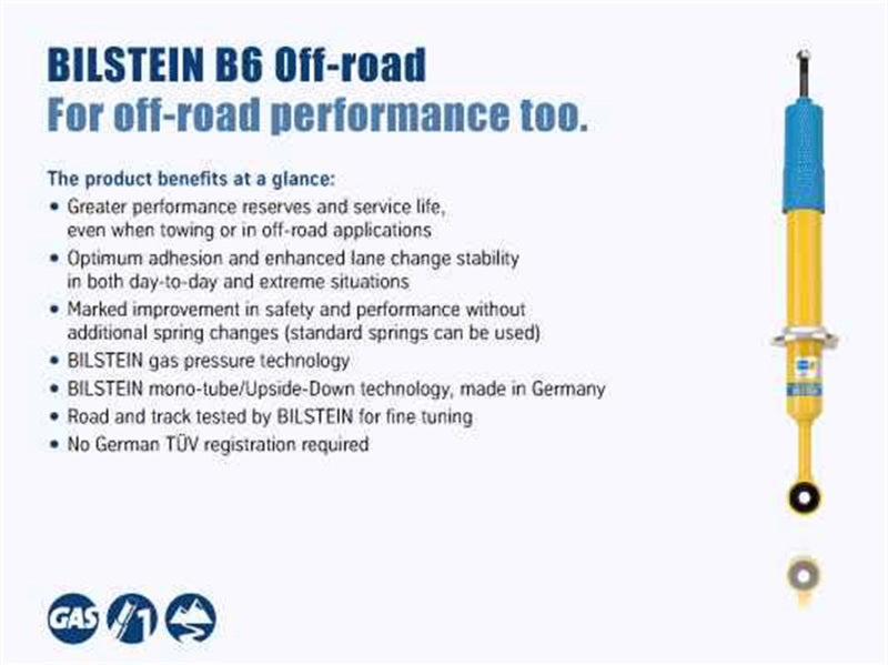 Bilstein 4600 Series 13-14 Dodge Ram 3500 Front 46mm Monotube Shock Absorber - Blais Performance Parts