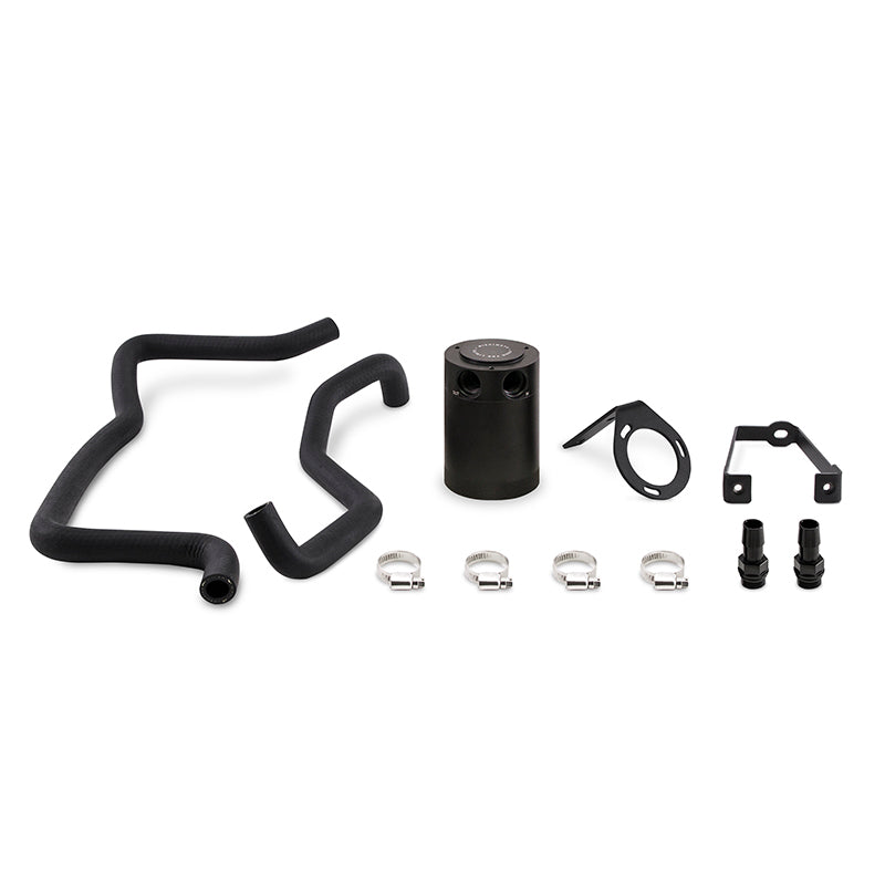 Mishimoto 2015+ Dodge Charger / 2015+ Chrysler 300C 5.7L Direct Fit Oil Catch Can Kit - Black - Blais Performance Parts