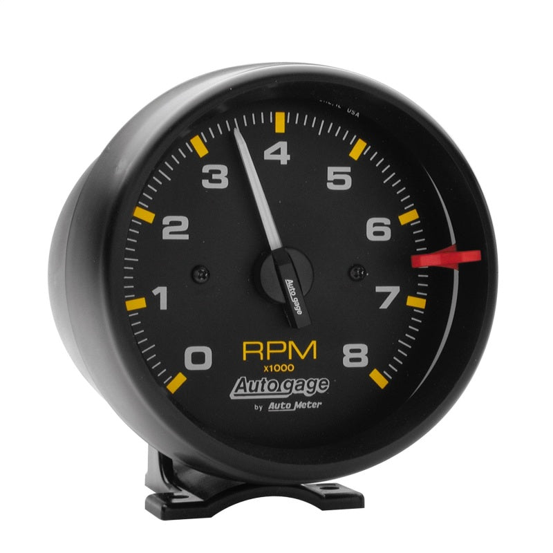 Autometer Autogage Black 8,000 RPM Pedestal Mount Tachometer - Blais Performance Parts