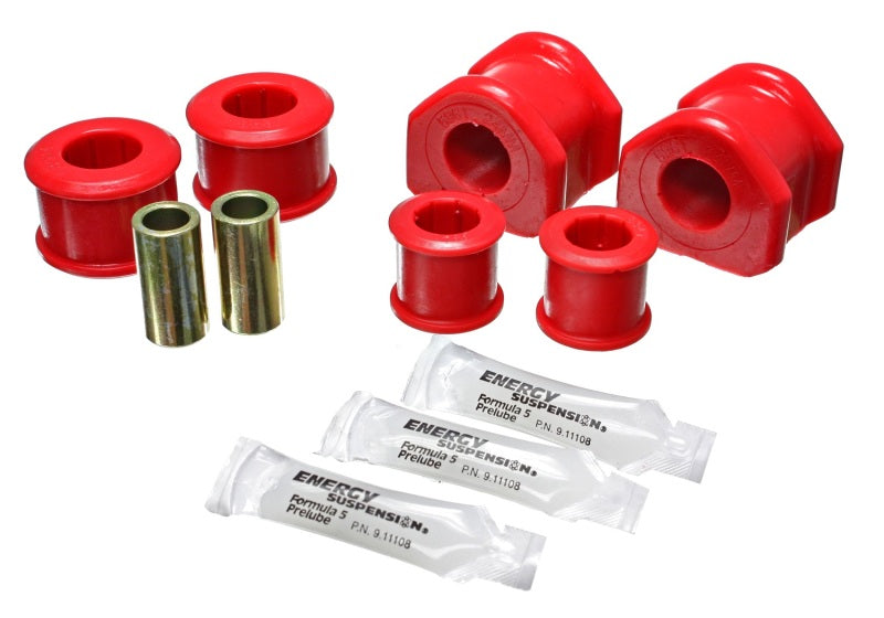 Energy Suspension 11-13 Ford Mustang Red 24mm Rear Sway Bar Bushings - Blais Performance Parts