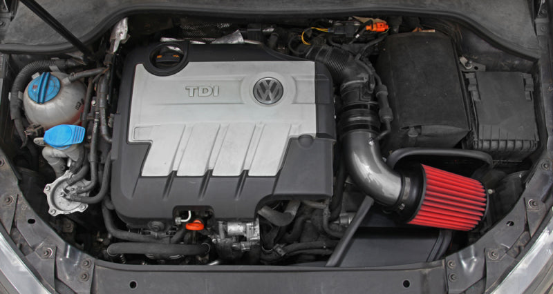 AEM 11-14 Volkswagen Jetta 2.0L L4 - Cold Air Intake System - Gunmetal Gray - Blais Performance Parts