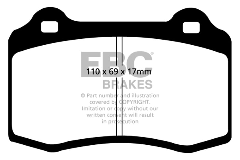 EBC 96-03 Alfa Romeo GTV 3.0 (Brembo) Redstuff Front Brake Pads - Blais Performance Parts