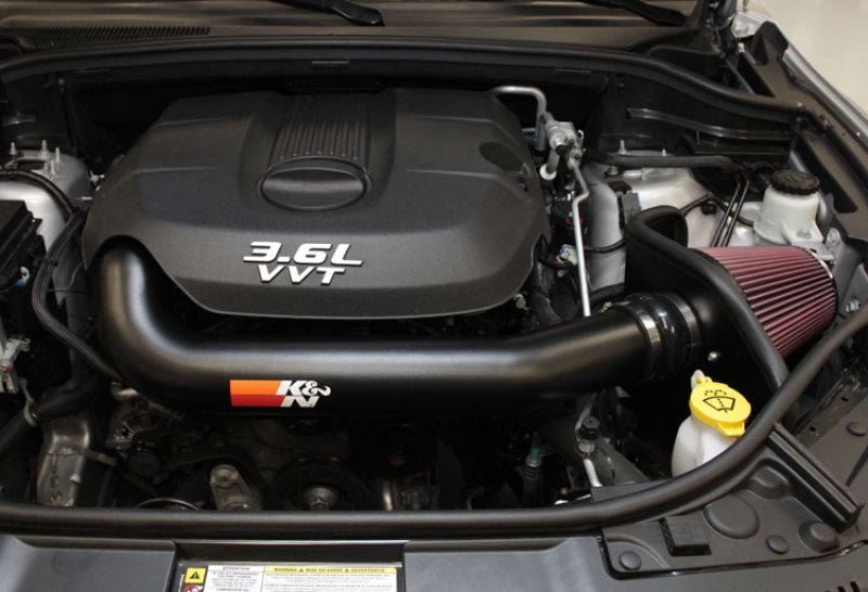 K&N High Flow Performance Intake Kit 11 Jeep Grand Cherokee 3.6L V6 / 11 Dodge Durango 3.6L V6 - Blais Performance Parts