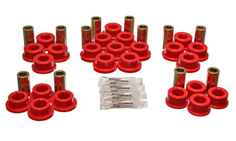 Energy Suspension 87-92 Toyota Supra Red Rear Control Arm Bushing Set - Blais Performance Parts