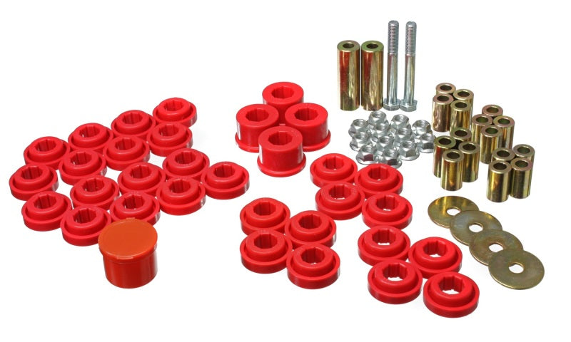 Energy Suspension Chrysler/Dodge Red Rear End Control Arm Bushing Set - Blais Performance Parts