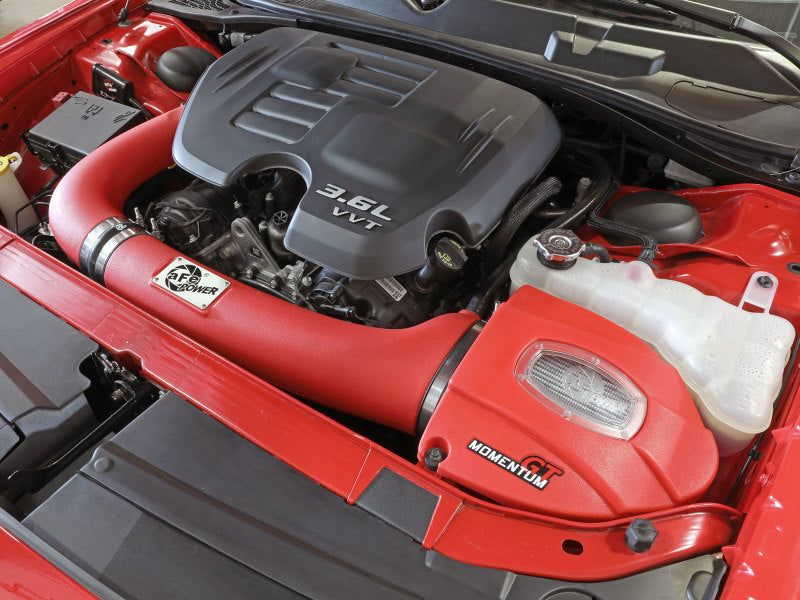 aFe Momentum GT Dry S Stage-2 Intake System 11-15 Dodge Challenger/Charger V6-3.6L (Red) - Blais Performance Parts