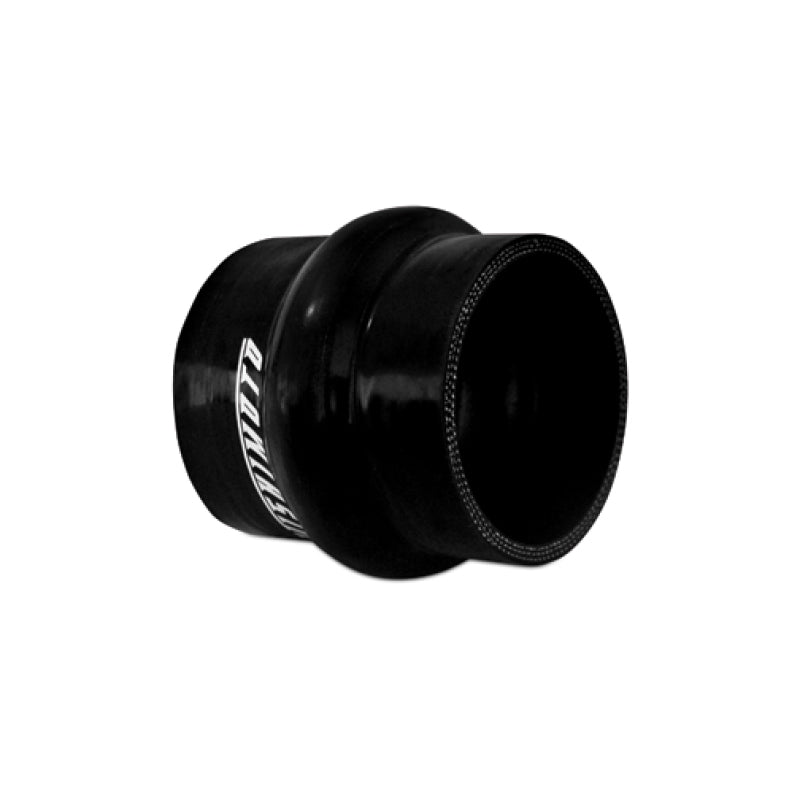 Mishimoto 2.5in Black Hump Hose Coupler - Blais Performance Parts