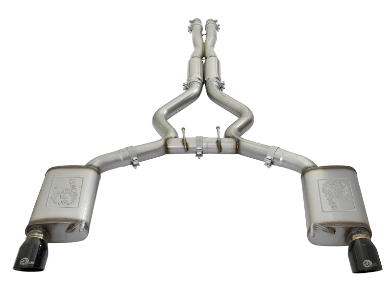 aFe 11-21 Dodge Durango V6-3.6L / V8-5.7L MACH Force-Xp 304 SS Cat-Back Exhaust System w/ Black Tip - Blais Performance Parts