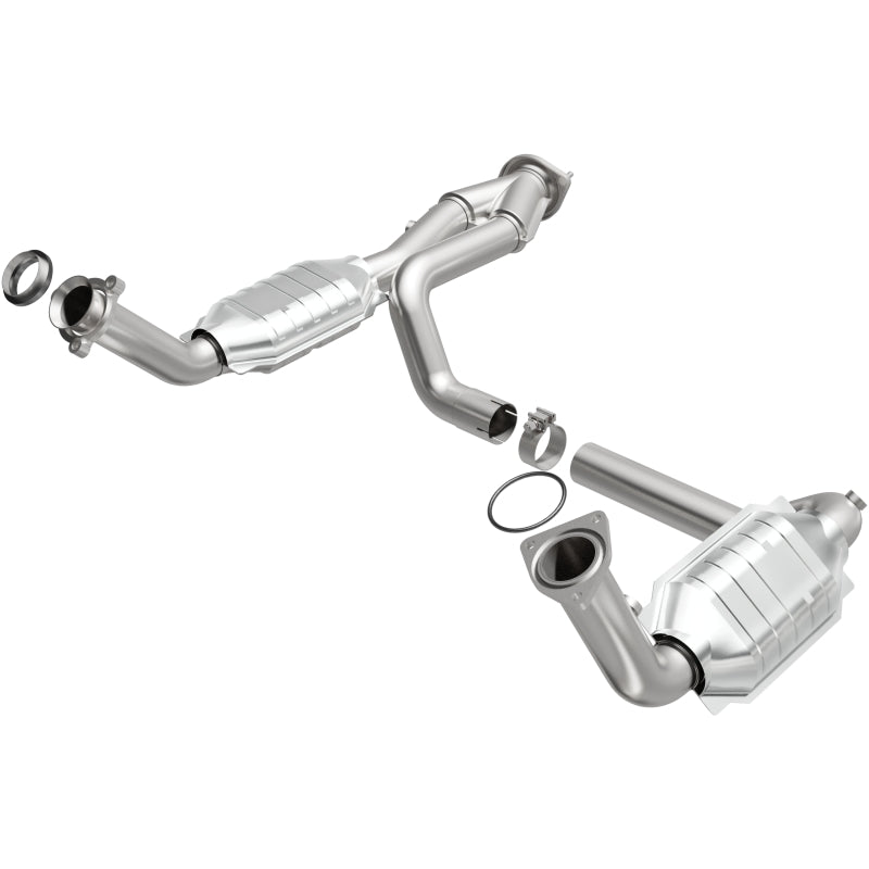 MagnaFlow Conv DF 02-06 Cadillac Escalade / 02-06 Chevy Avalanche 5.3L Dual Conv Y-Pipe Assembly 2WD - Blais Performance Parts