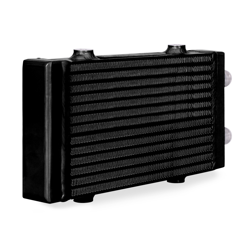 Mishimoto Universal Small Bar and Plate Dual Pass Black Oil Cooler - Blais Performance Parts